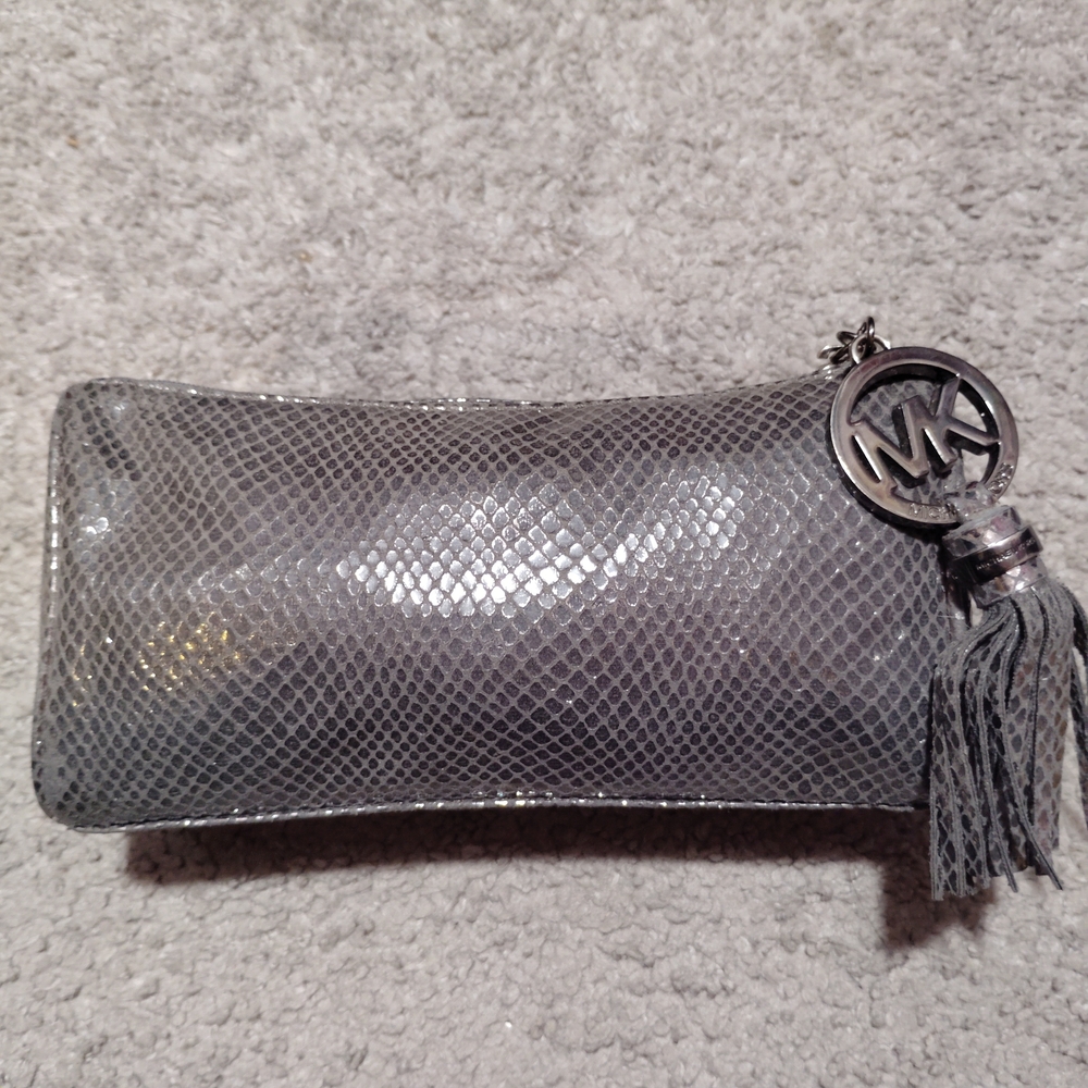 Michael Kors Gray Clutch Bag